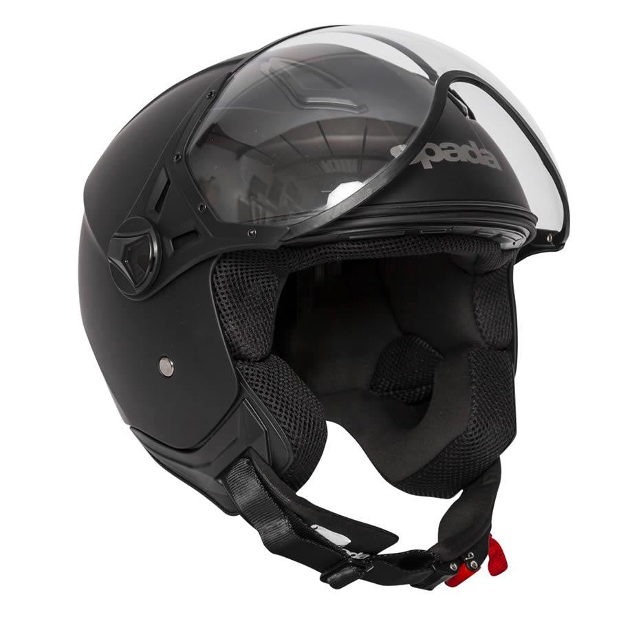 Spada Hellion Plain Open Face Motorcycle Scooter Bike Helmet