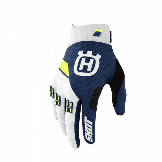 Shot Aerolite MotorcrossGloves Husqvarna Ltd Edition Blue 2022