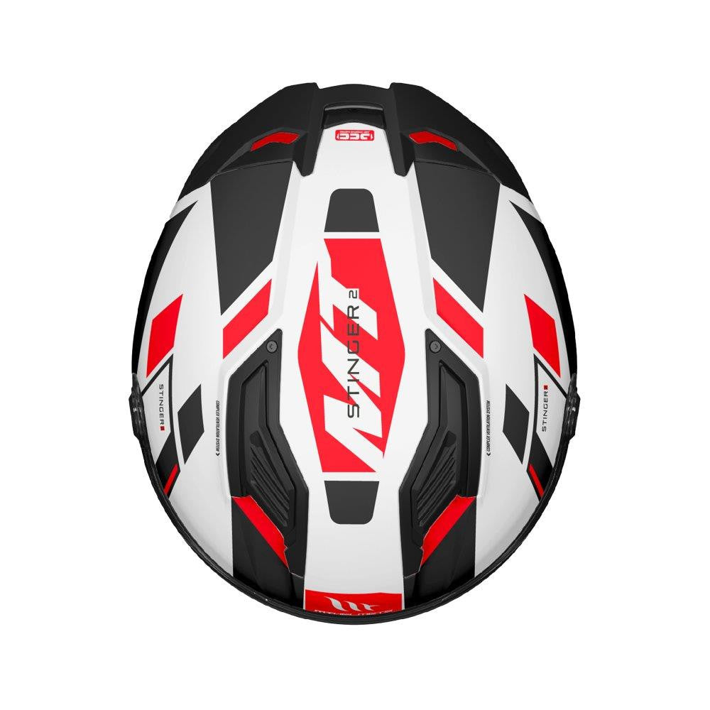 New Mt Stinger 2 Full Face  Motorbike Helmet Sporty Look