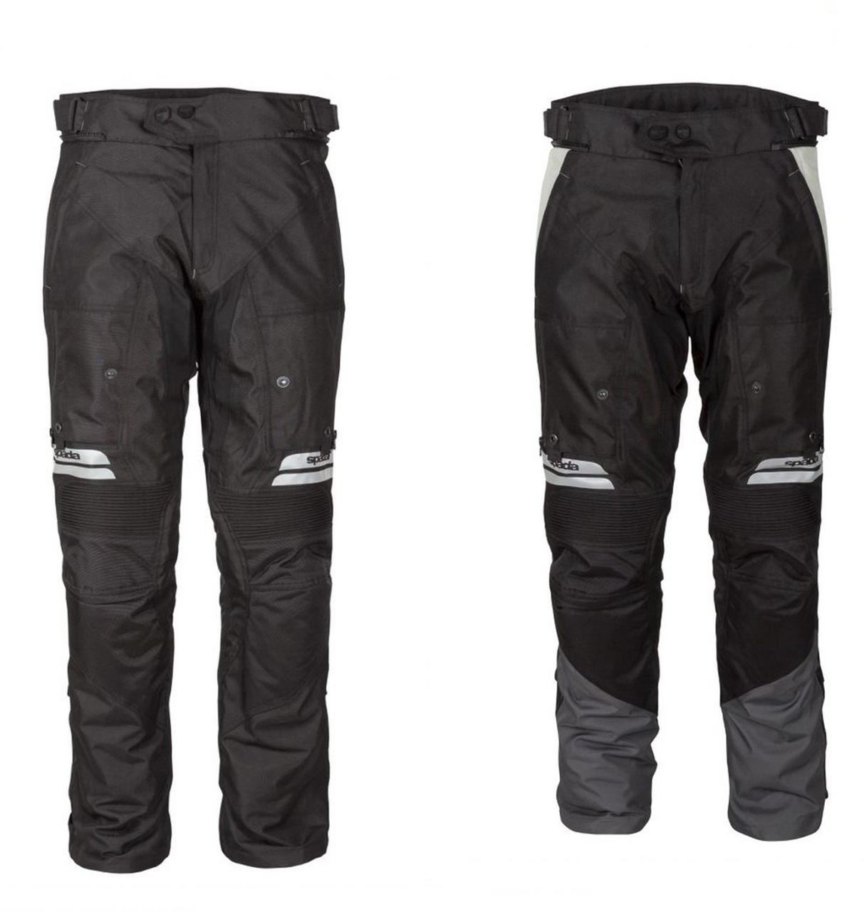 Spada Alberta CE Motorbike Trousers Short Leg Black/Grey