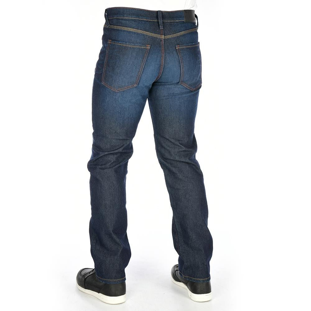 Oxford Dynamic Motorcycle Jeans Straight MS Dark Aged Long Leg