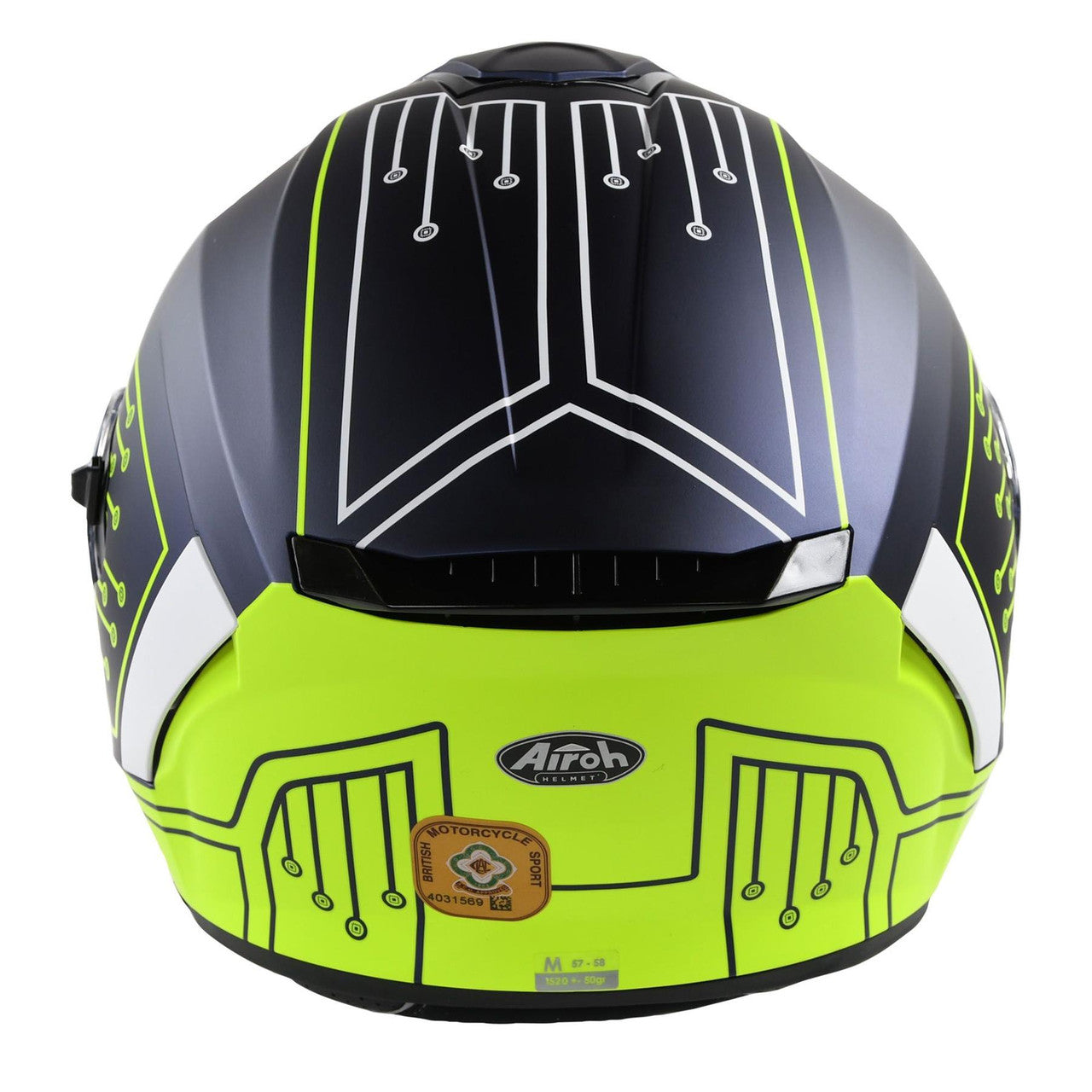 Airoh Spark Flow Full Face Motorcycle Motorbike Helmet