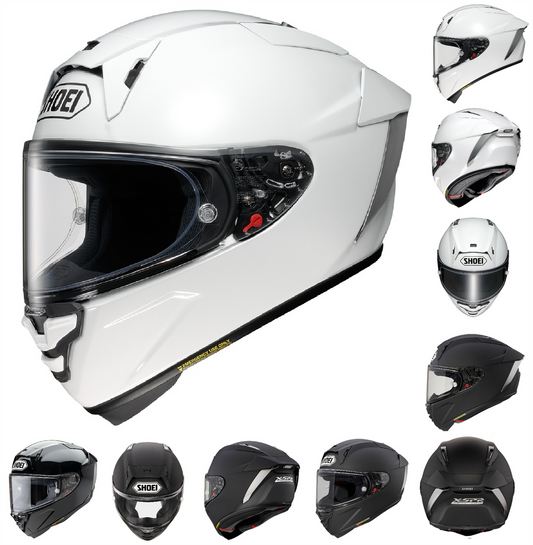 Shoei X-SPR Pro Plain Full Face Motorcycle Helmet 2023