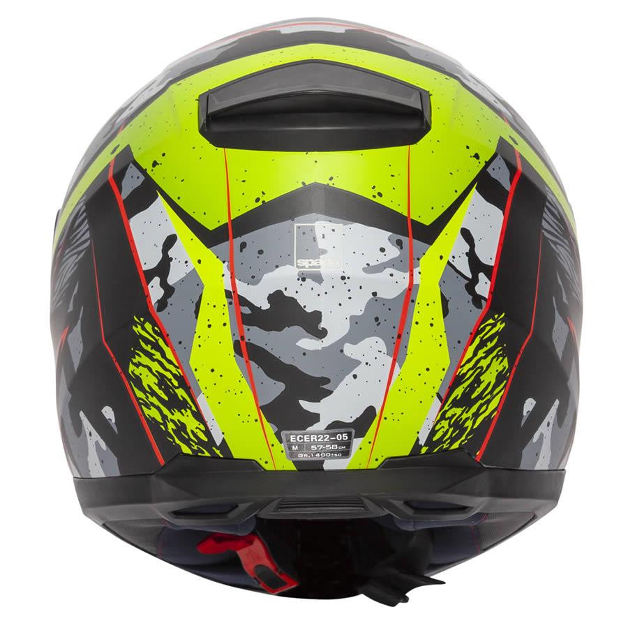 Spada Raiden Camo Full Face Motorcycle Motorbike Helmet