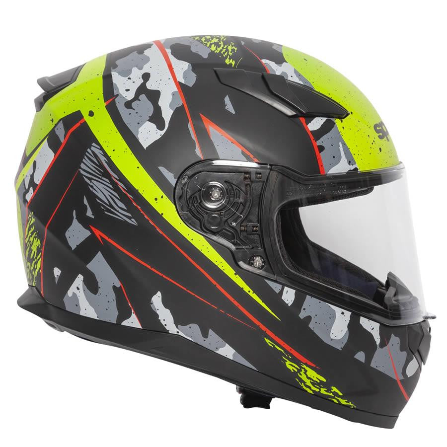 Spada Raiden Camo Full Face Motorcycle Motorbike Helmet