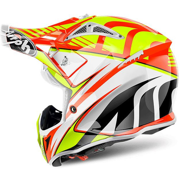 Airoh Aviator 2.2 Motocross Off Road Motorcycle Helmet Orange