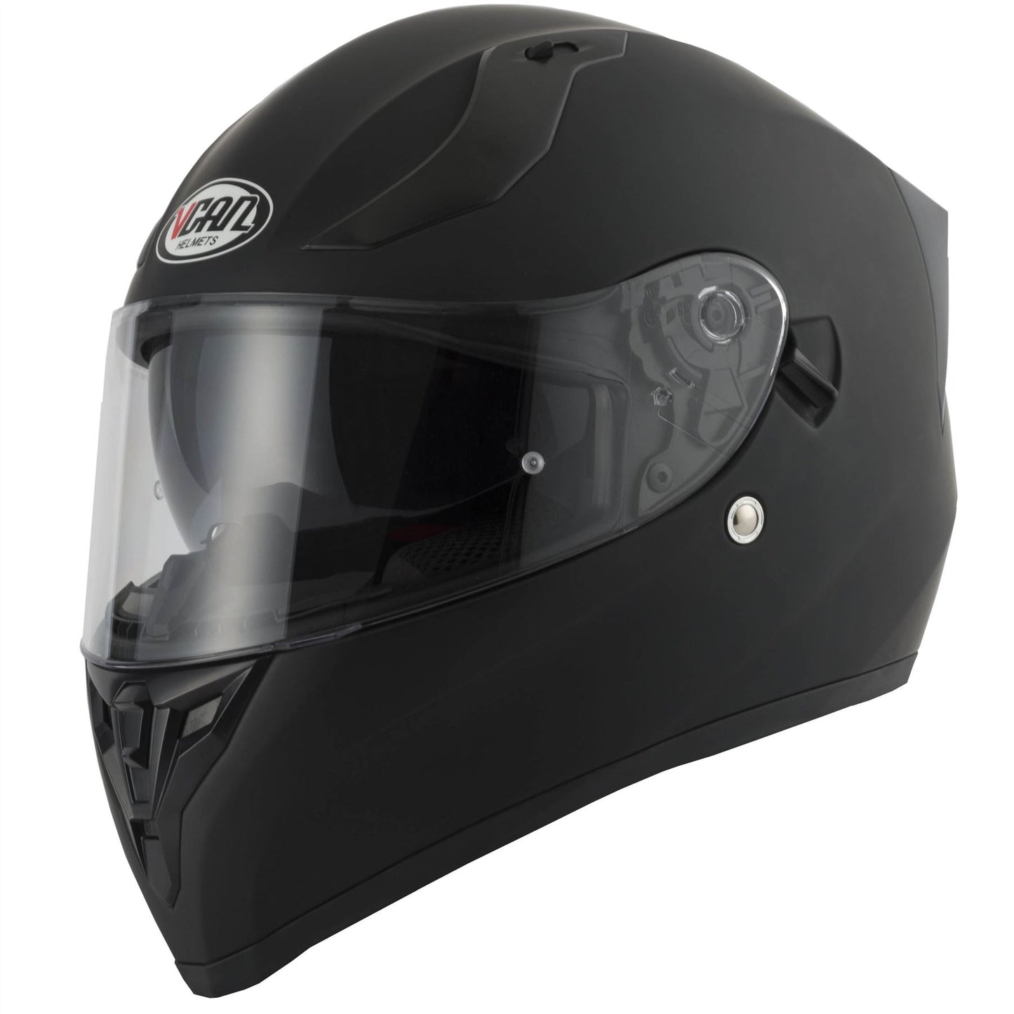 Vcan V128 Full Face Motorcycle Bike Helmet Black