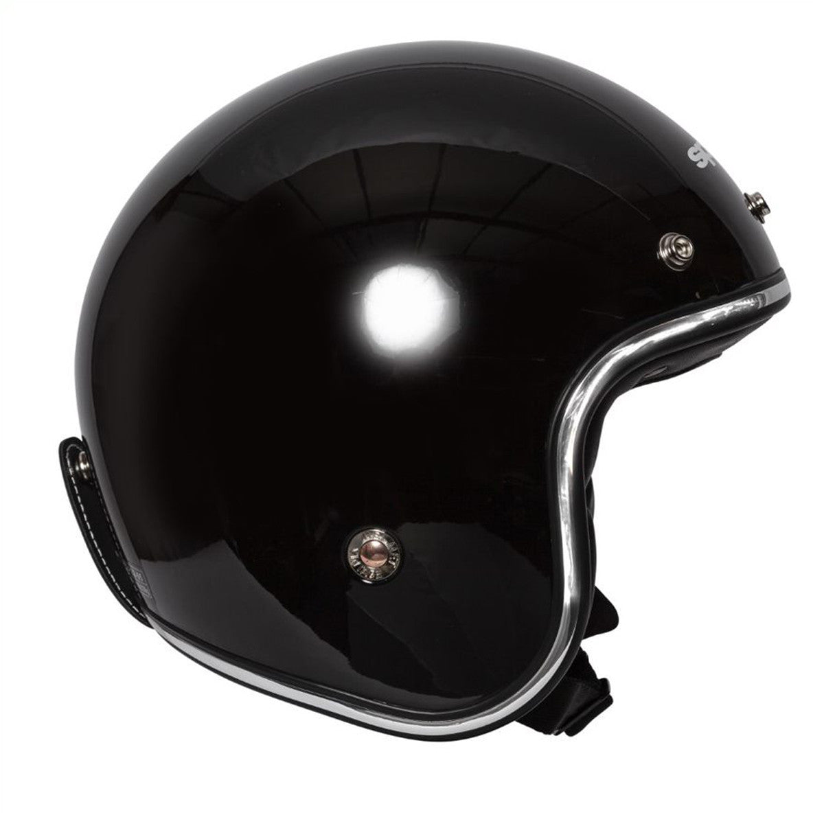 Spada Classic Plain Open Face Motorcycle Jet Helmet