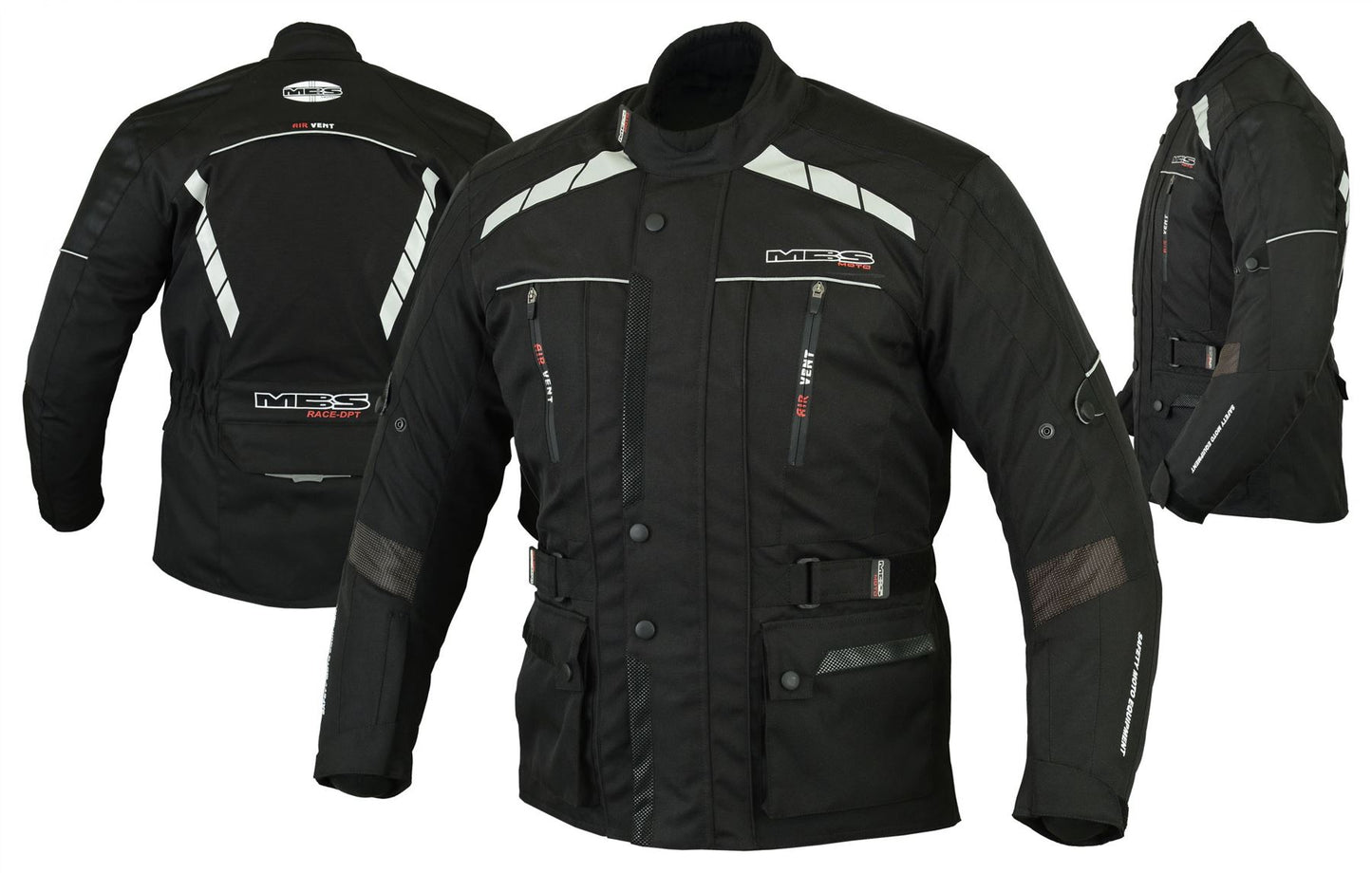 MBSmoto James Motorcycle Motorbike Waterproof Armour Mens Textile Touring Jacket