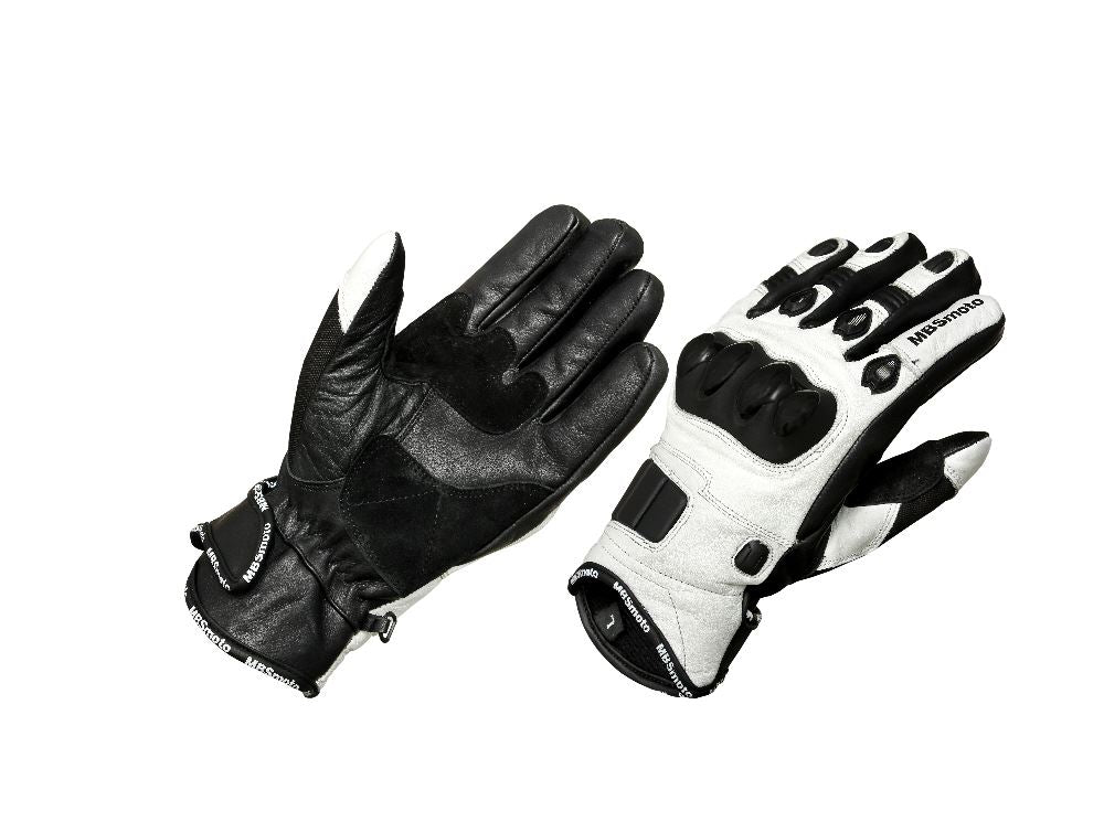 MBSmoto MBG34 Short Leather Sports Racing Motorcycle Gloves