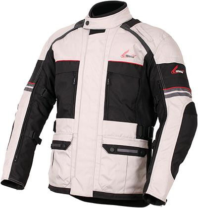 Weise Dune Black Waterproof Thermal Motorbike Touring Textile Jacket