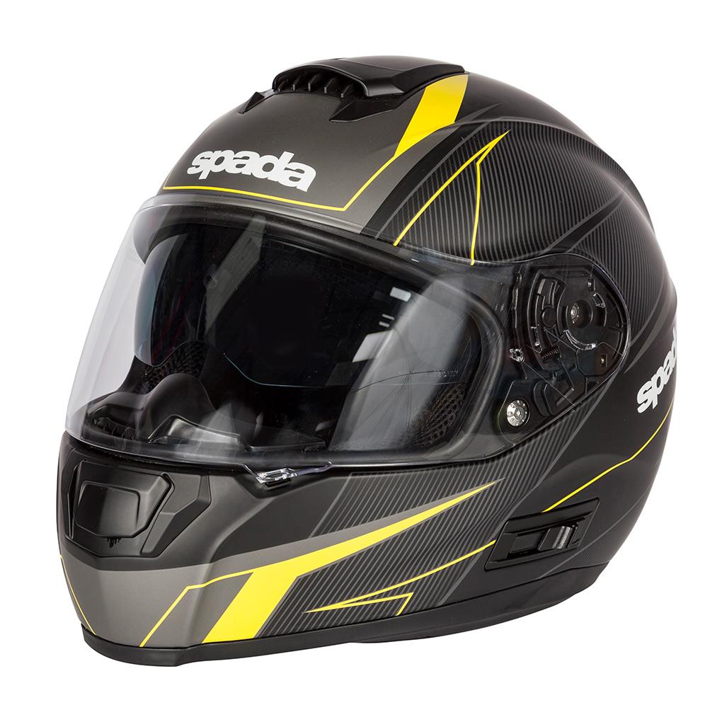 Spada SP16 Linear Full Face Motorcycle Motorbike Helmet