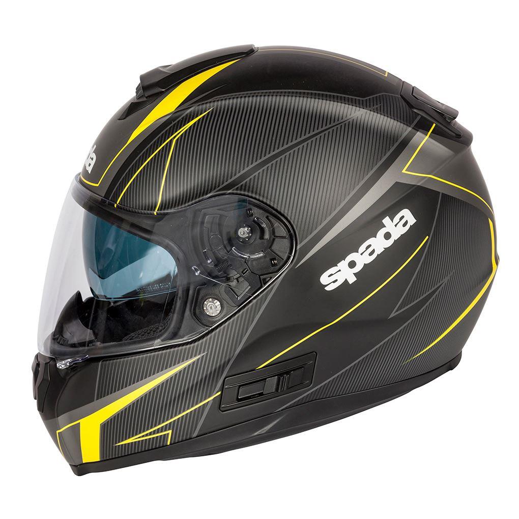 Spada SP16 Linear Full Face Motorcycle Motorbike Helmet