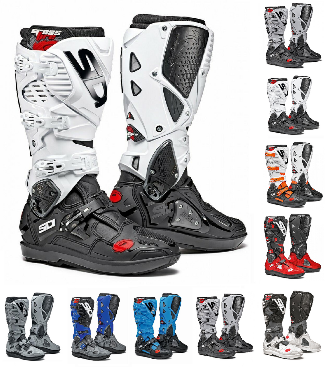 SIDI Crossfire 3 SRS Off Road Motocross Moto-X Boots CE Approved