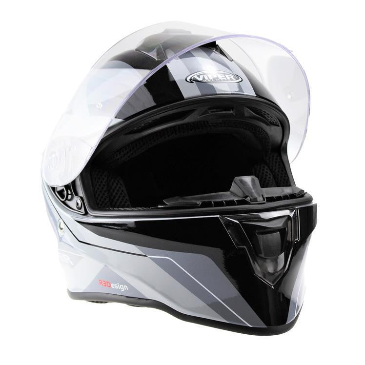 VIPER RS55 FULL FACE ROAD CRASH MOTORCYCLE HELMET FREE GIFT