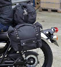 Oxford Motorcycle Heritage Panniers Carry Handle 40L Black