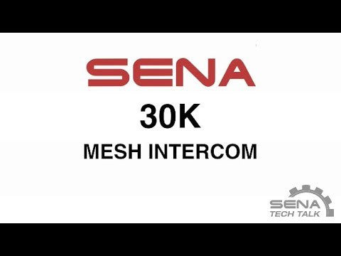 Sena 30K-03 Bluetooth Helmet Mesh Intercom Communication System