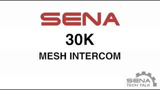 Sena 30K-10 M/C B/T Comm System with Mesh Intercom With Wi fi Pack