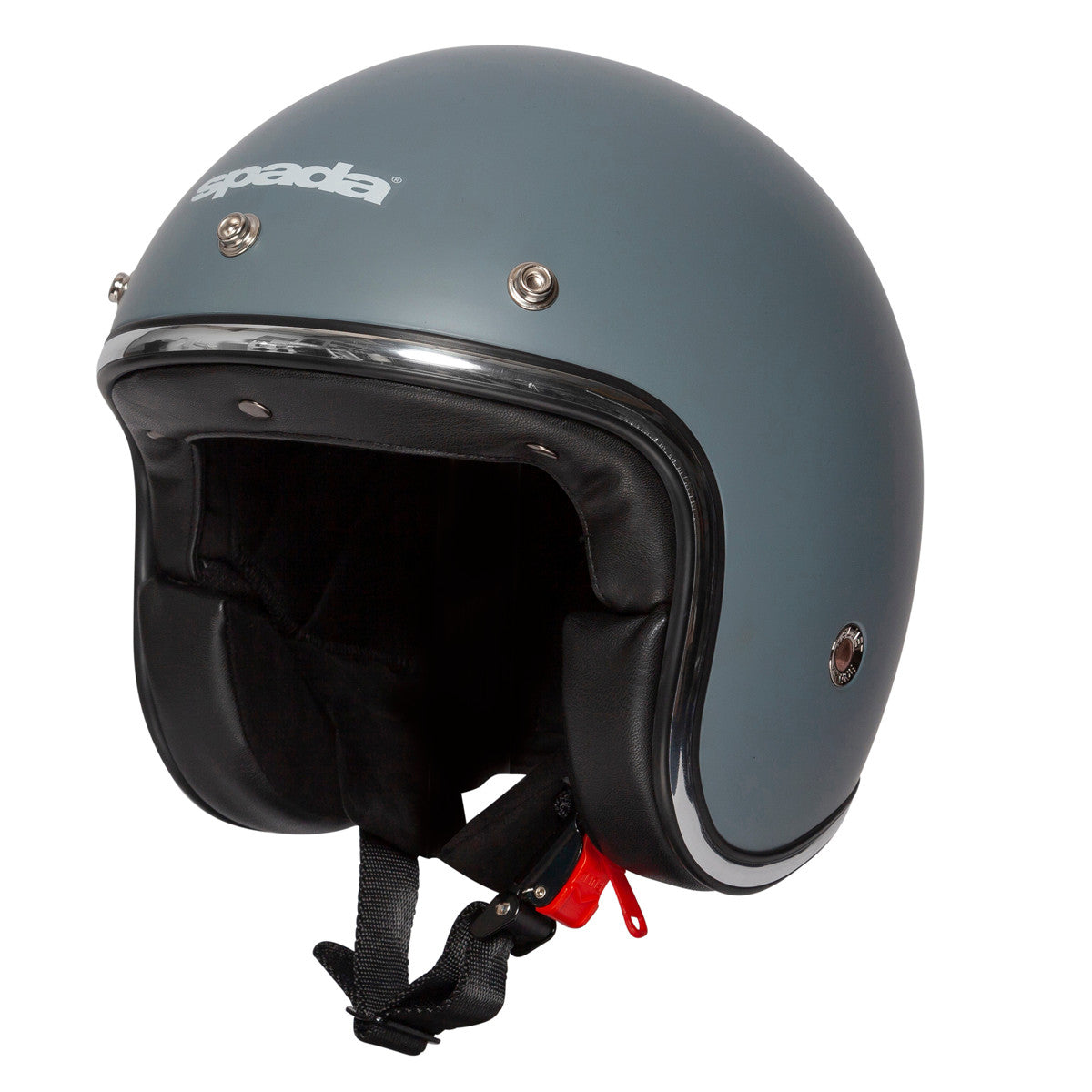 Spada Classic Plain Open Face Motorcycle Jet Helmet