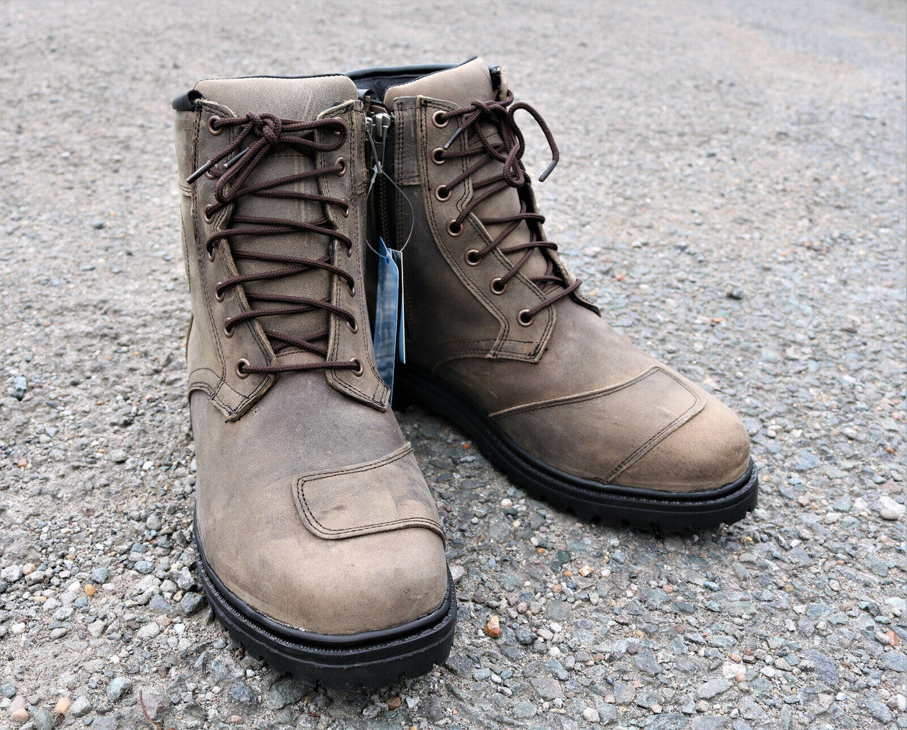 Diora Renegade Waterproof Brown Leather Touring  & Urban Boots