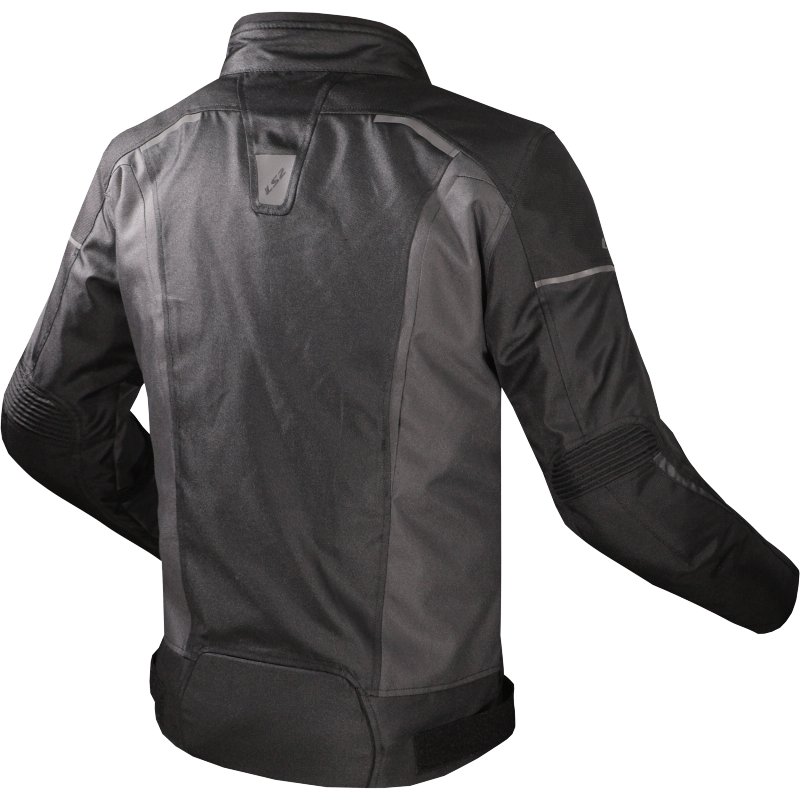 LS2 Sepang Waterproof Motorbike Rider Man Jacket Black Dark Grey