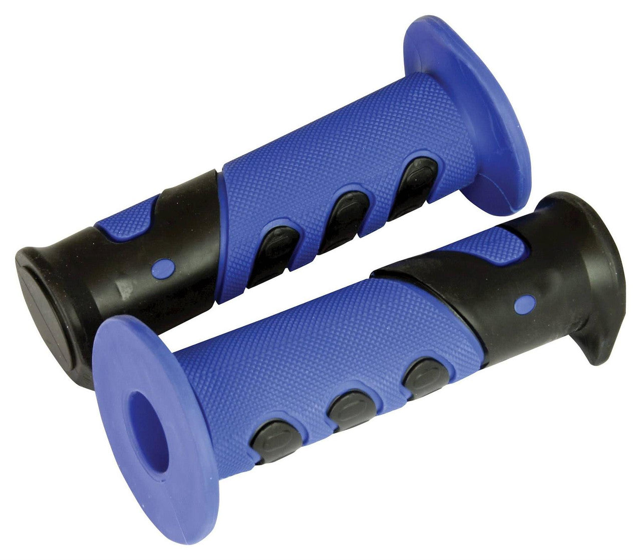 Bike It MX Motorcycle Motorbike Competition Blue Black Grips