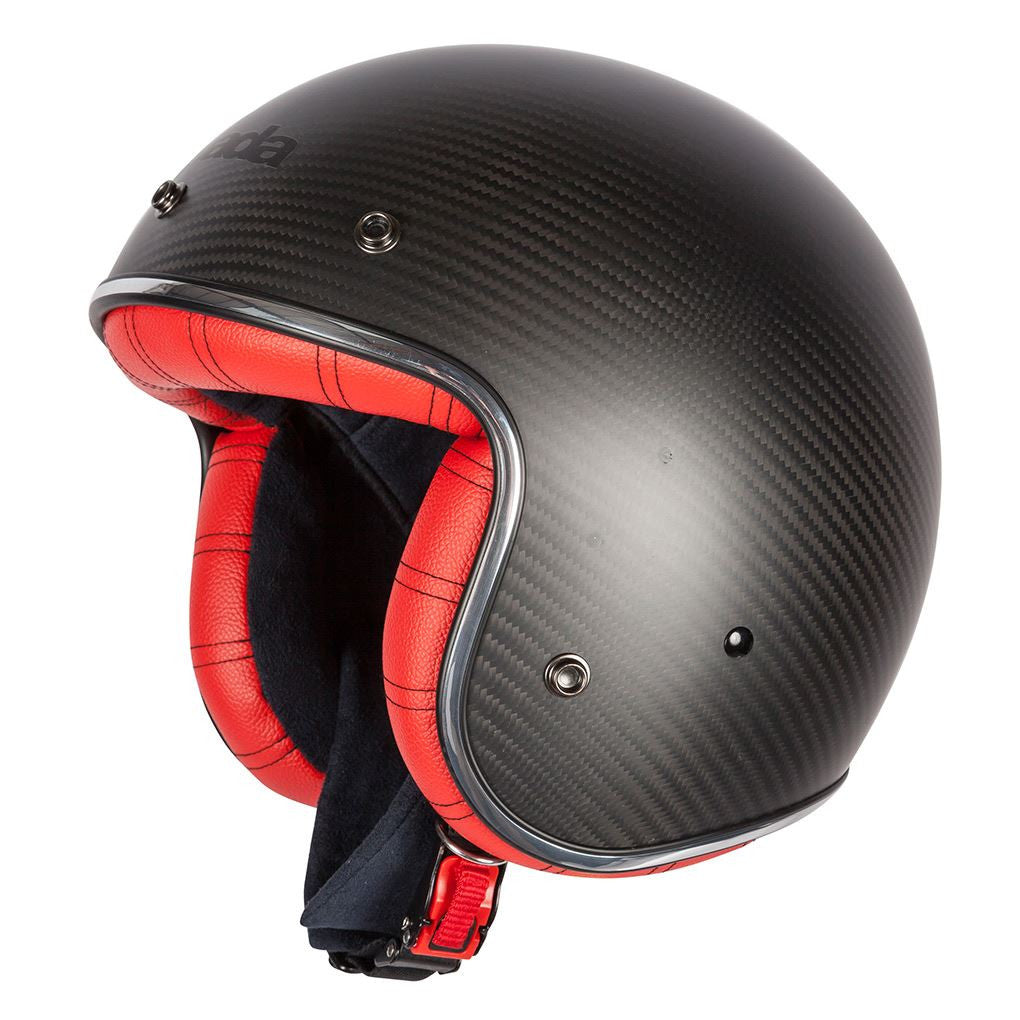 Spada Darkstar Carbon Jet Open Face Motorcycle Helmet