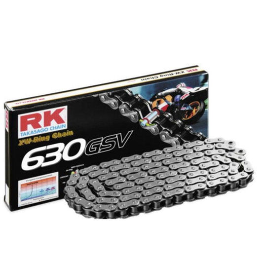 RK Chain 630 GSV Silver X 96 Motorcycle Motorbike Drive Chain