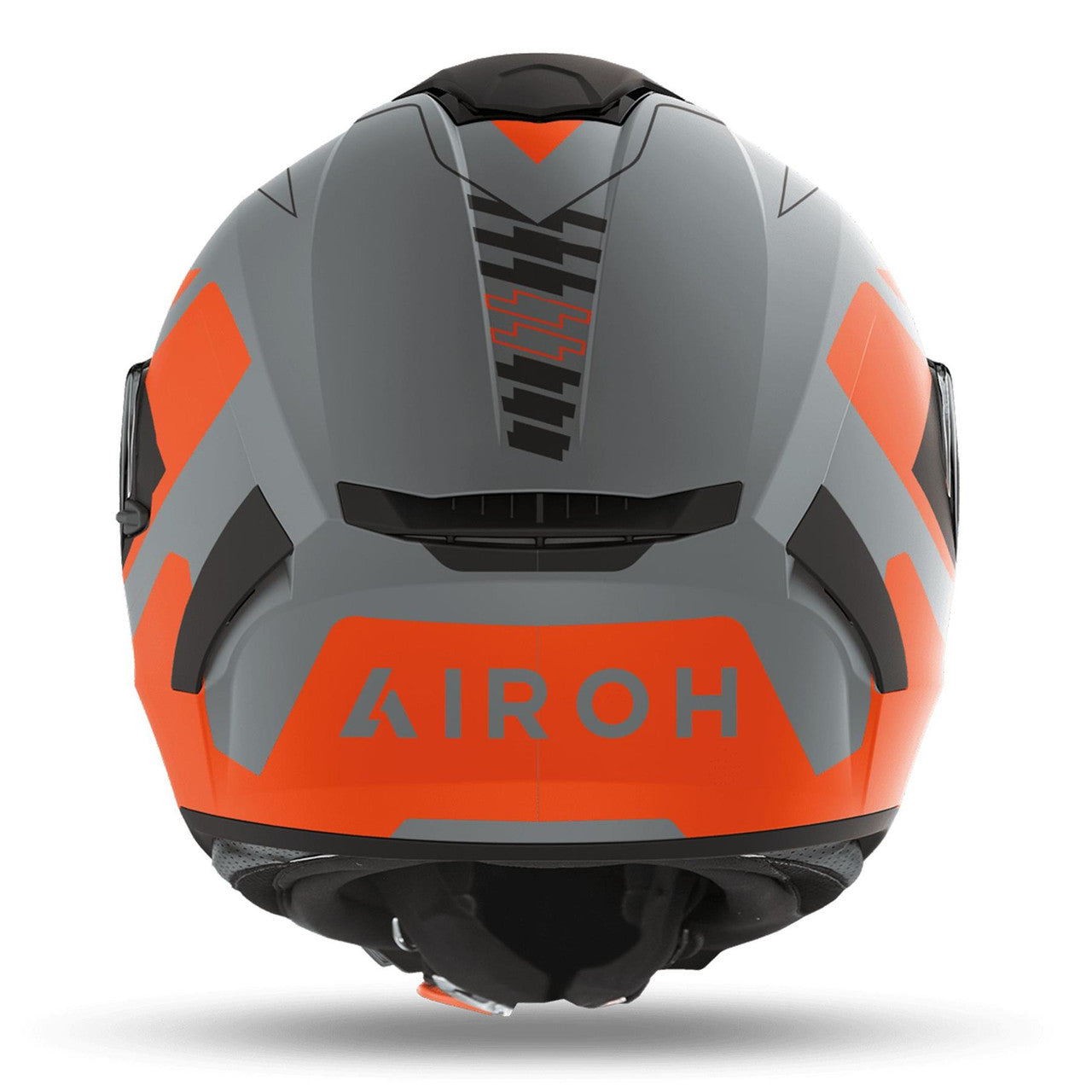 Airoh Spark Rise Orange Matt Full Motorbike Rider Full Face Helmet