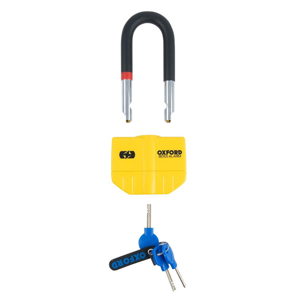 Oxford Motorcycle Motorbike Boss Alarm 14mm Chain Lock 2m