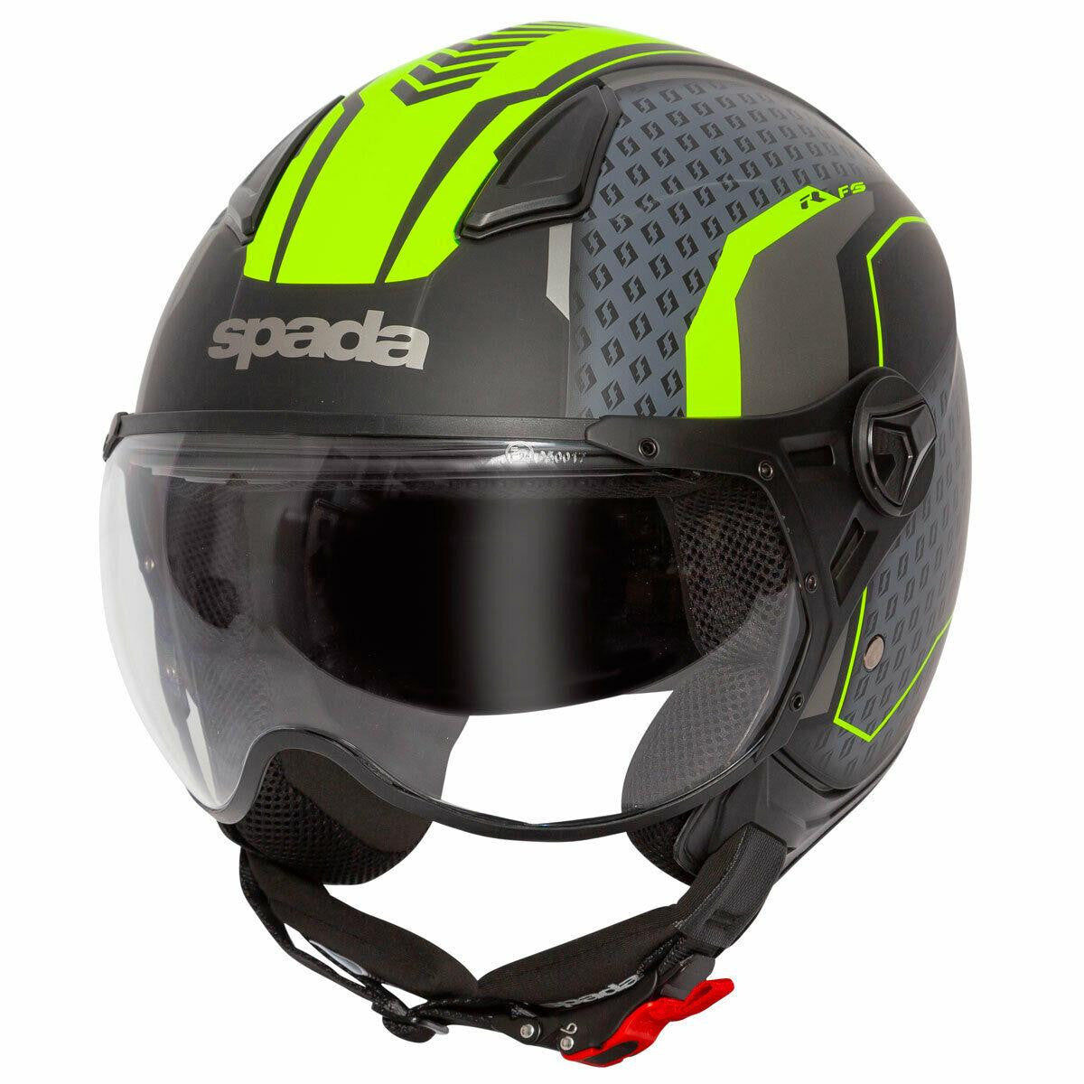 Spada Hellion Arrow Open Face Motorcycle Scooter Bike Helmet