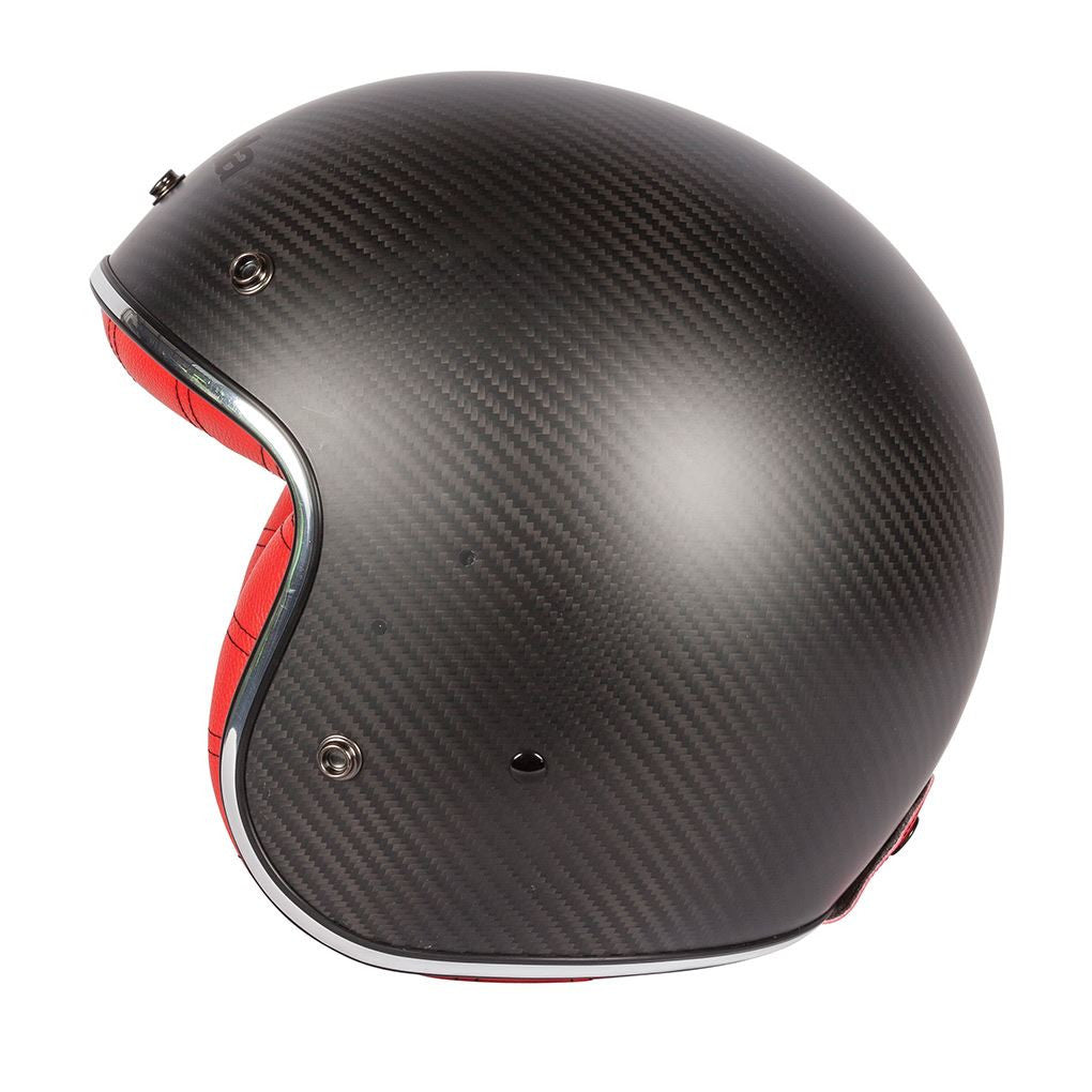 Spada Darkstar Carbon Jet Open Face Motorcycle Helmet