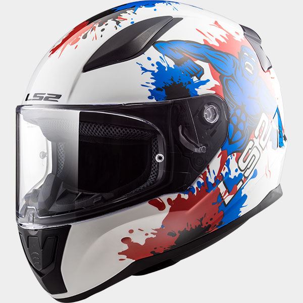 LS2 FF353J Rapid Cub Mini Junior Youth Road Crash Biker Helmet