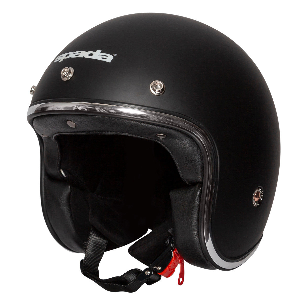 Spada Classic Plain Open Face Motorcycle Jet Helmet