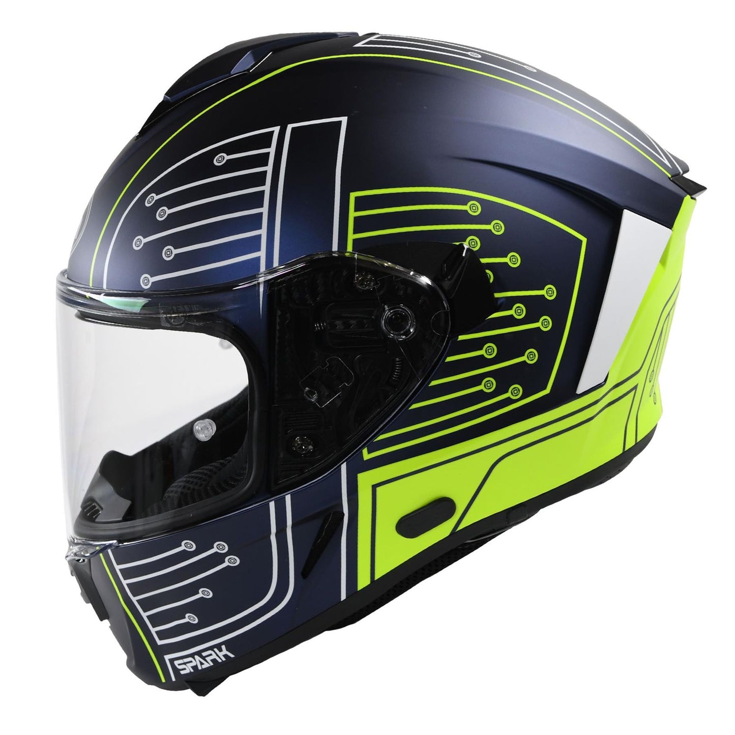 Airoh Spark Flow Full Face Motorcycle Motorbike Helmet