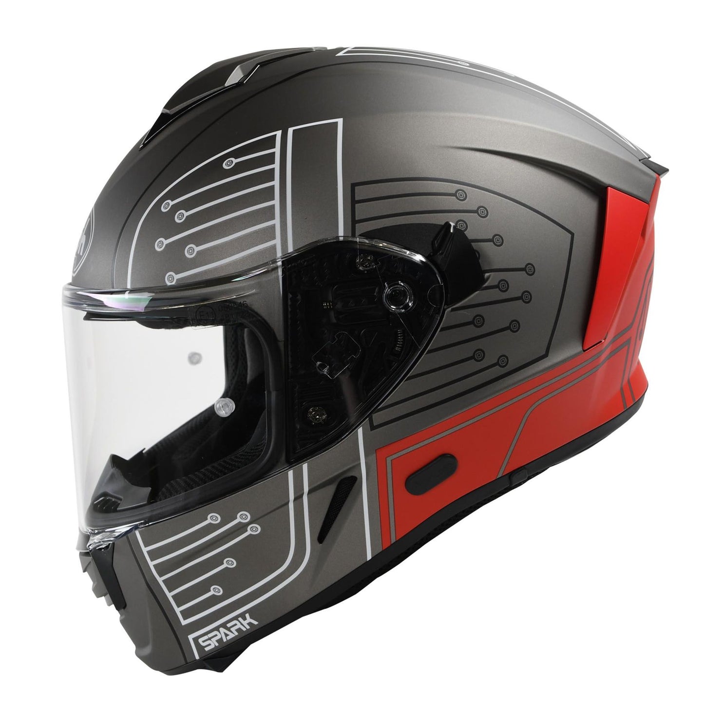 Airoh Spark Flow Full Face Motorcycle Motorbike Helmet