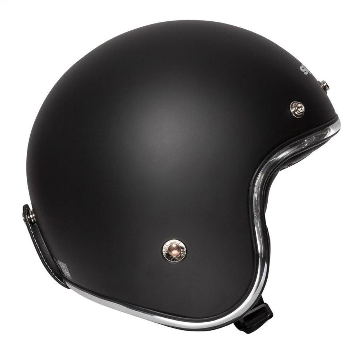 Spada Classic Plain Open Face Motorcycle Jet Helmet