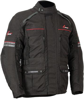 Weise Dune Black Waterproof Thermal Motorbike Touring Textile Jacket