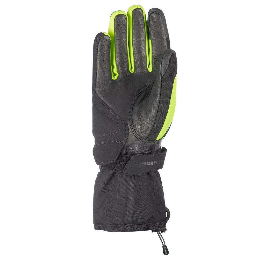 Oxford Convoy 3.0 MS Motorbike Riding Gloves Black & Fluo