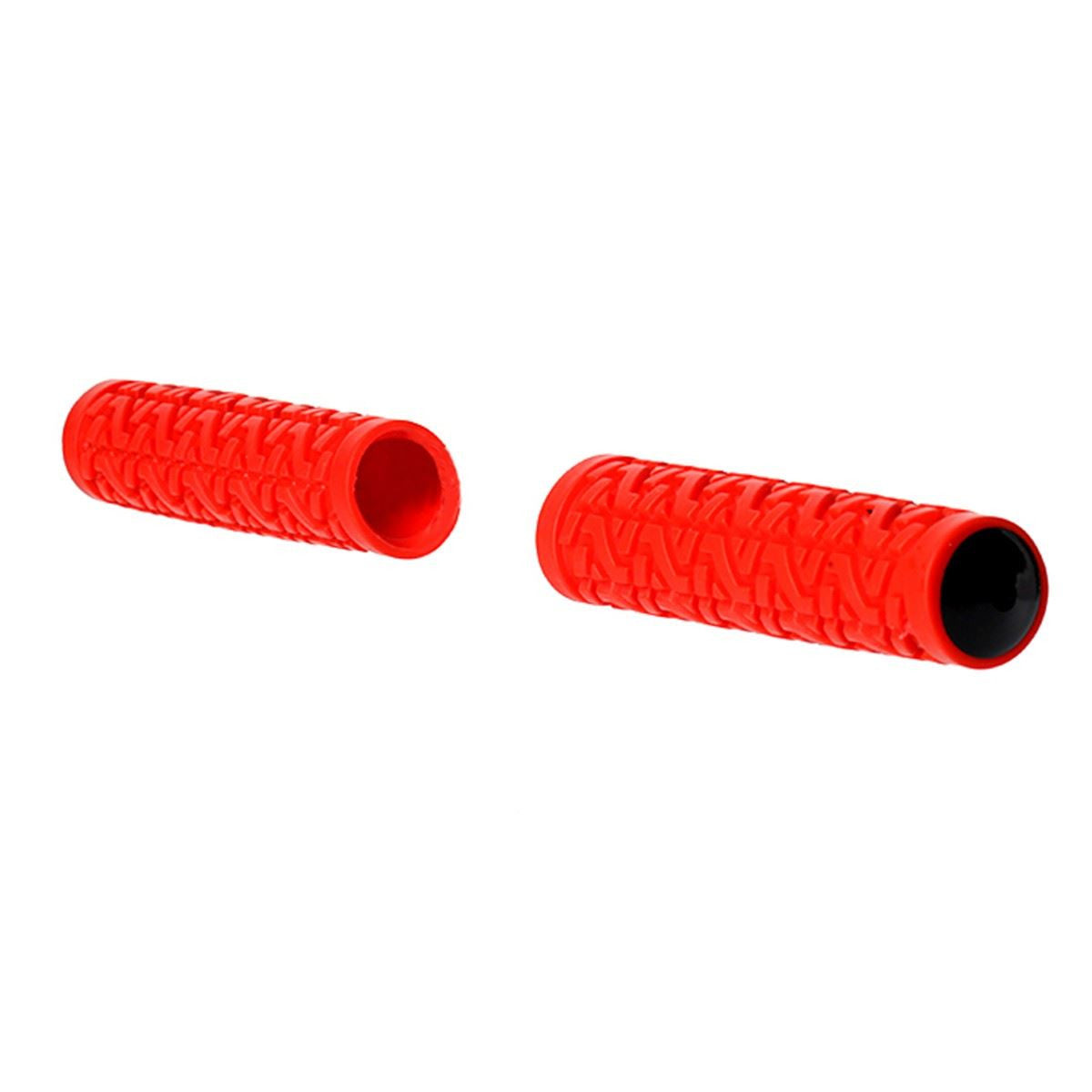 Keirin Rubber Grips - Red