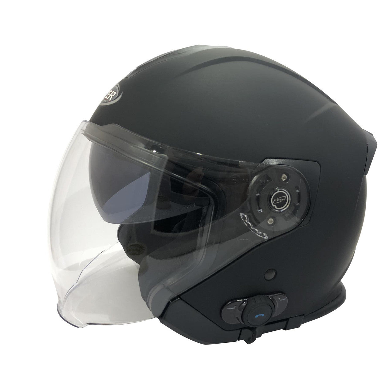 Viper RSV10 Face Face Motorbike Helmet integrated with 3.0 Blinc Bluetooth System Open