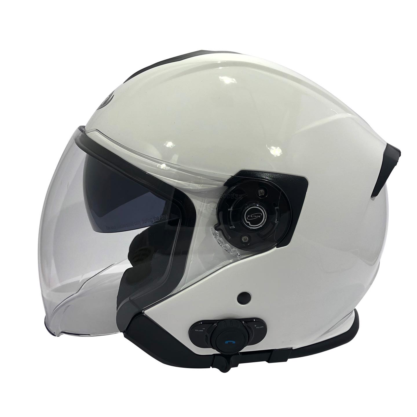 Viper RSV10 Face Face Motorbike Helmet integrated with 3.0 Blinc Bluetooth System Open