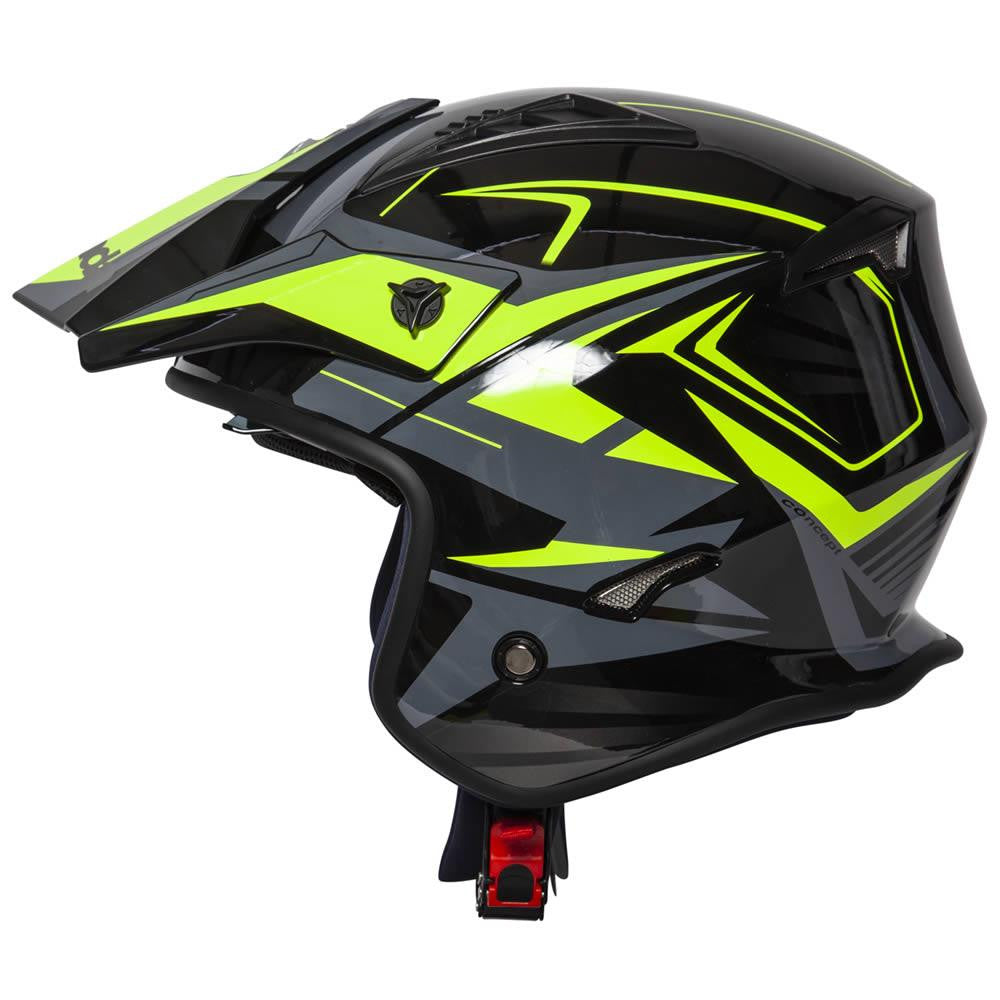 Spada Rock Stream Open Face Motorcycle Trials Bike Helmet