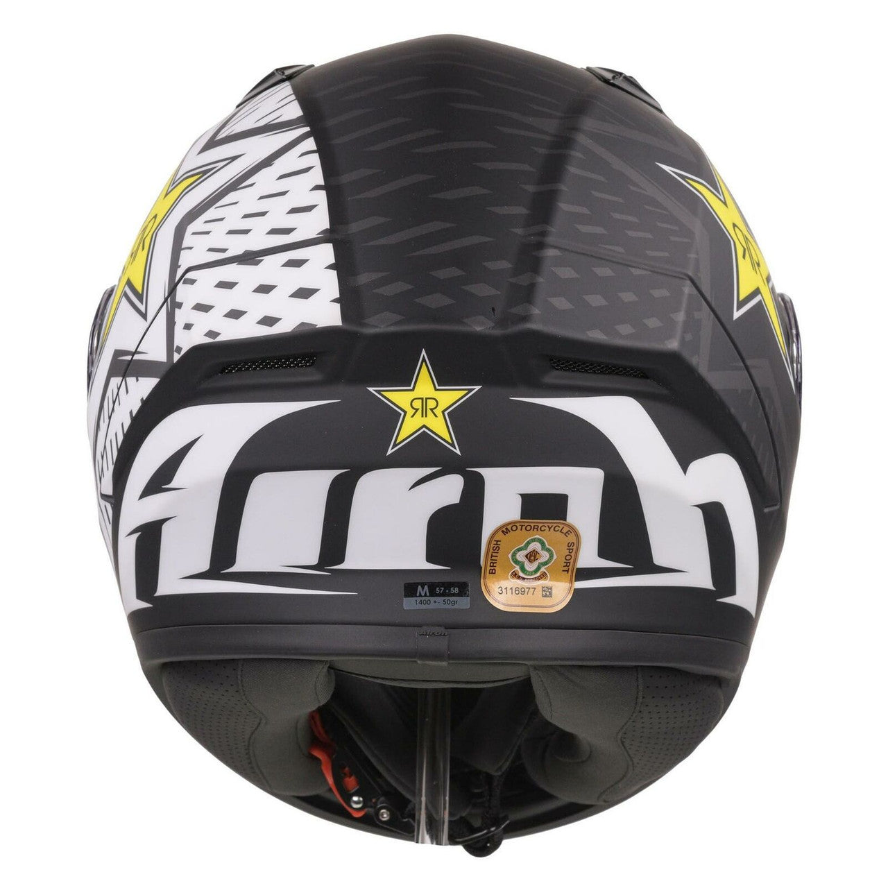 Airoh Valor Rockstar Full Face Motorcycle Motorbike Helmet