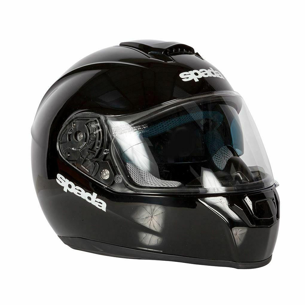 Spada SP16 Plain Full Face Motorcycle Motorbike Helmet