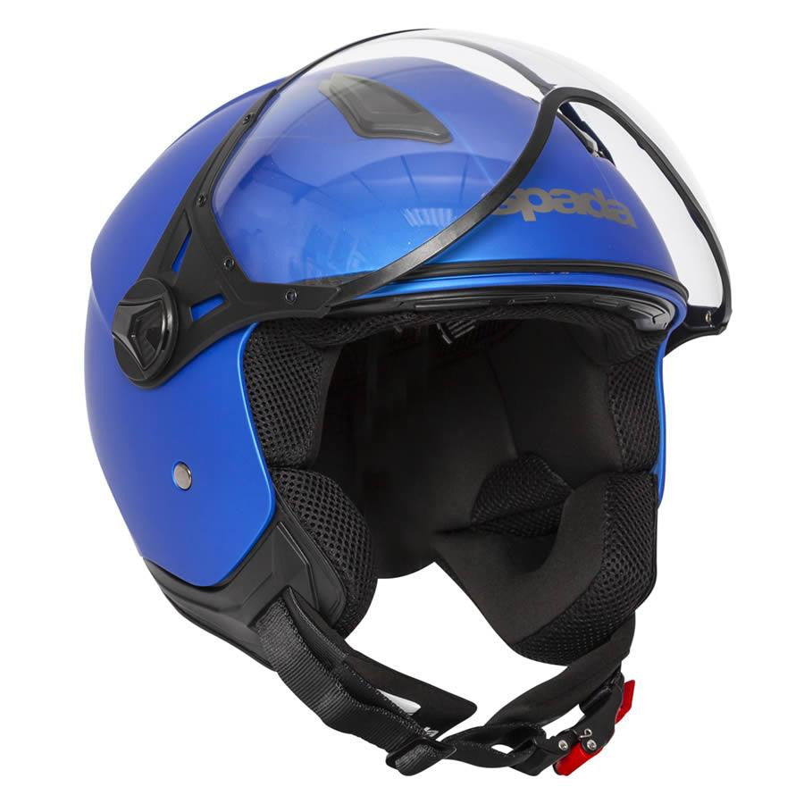 Spada Hellion Plain Open Face Motorcycle Scooter Bike Helmet