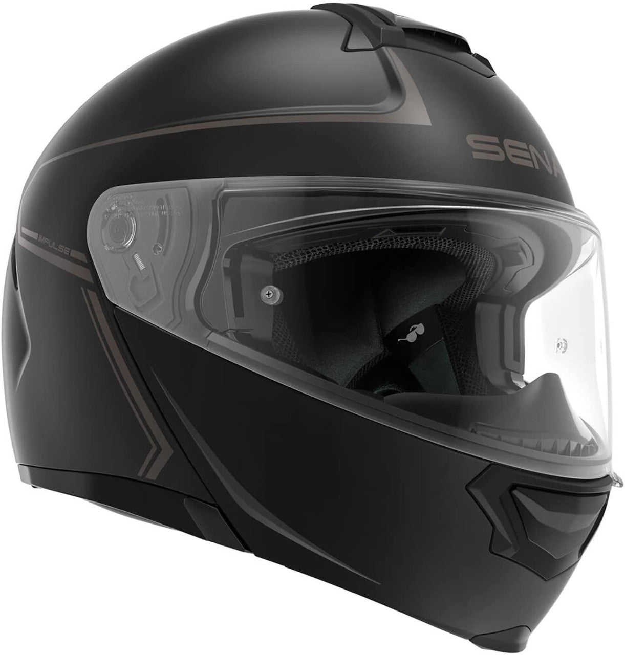 Sena Impulse Flip Up Motorcycle Helmet With Mesh And Bluetooth Intercom