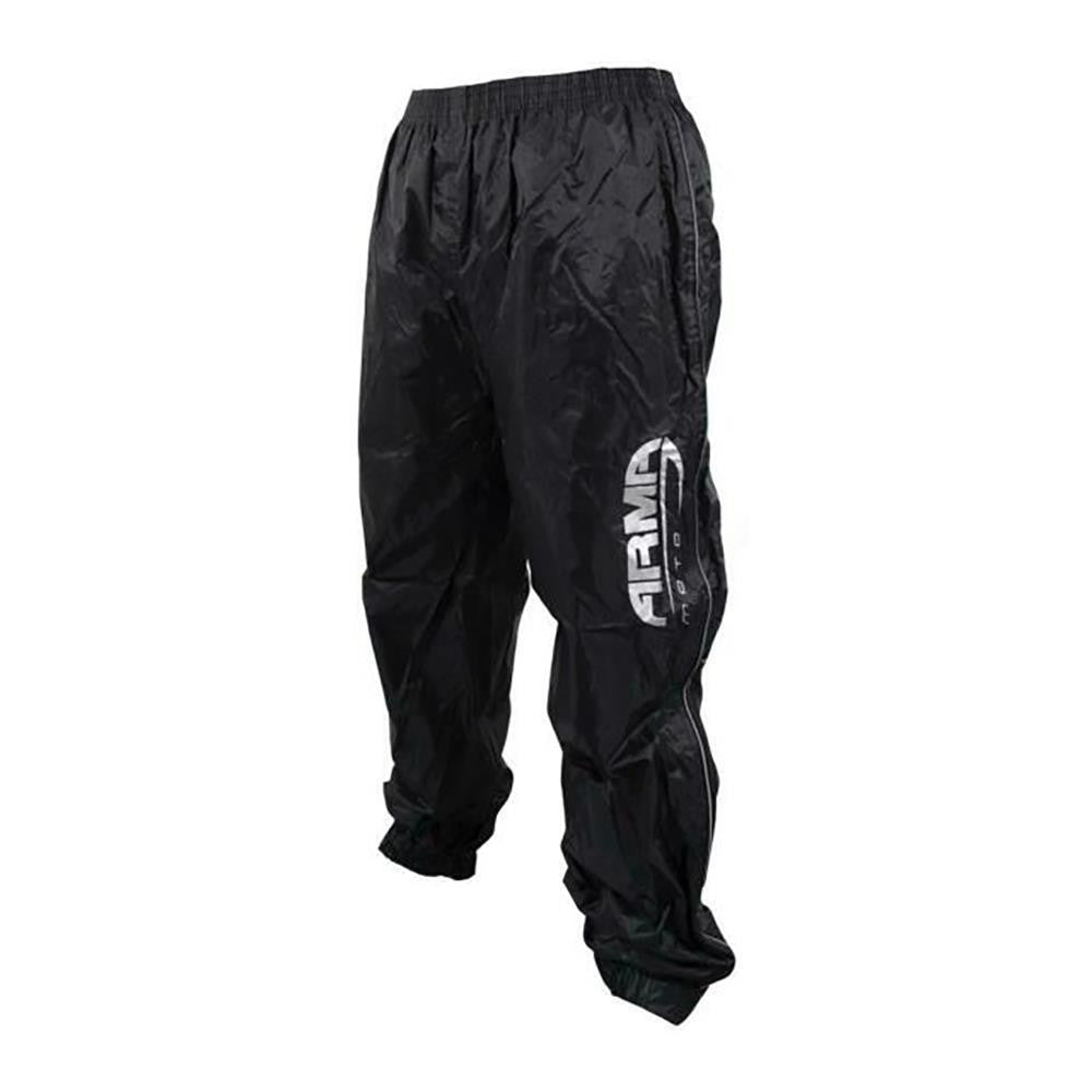 ARMR Waterproof Unlined Motorcycle Motorbike Trousers Black