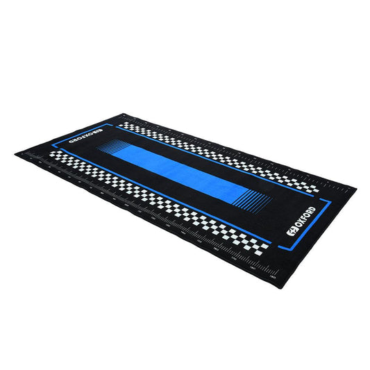 Oxford Pitlane Suzi Blue Motorbike Workshop Garage Mat L 200 x 100cm