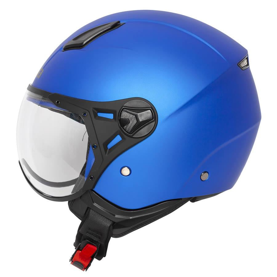 Spada Hellion Plain Open Face Motorcycle Scooter Bike Helmet